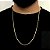CORRENTE  PIASTRINE  (1.8MM- 4g- 70/60CM) - BANHADO A OURO 18K - Imagem 2