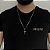 CORRENTE PIASTRINE( 1.8mm- 70cm) + PINGENTE CRUCIFIXO CONVERCIONAL P - BANHADO A OURO 18K. - Imagem 1