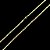 CORRENTE PIASTRINE( 1.8mm-70cm) + PINGENTE PLACA COM CRUZ VAZADA M- BANHADO A OURO 18K. - Imagem 2