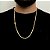 CORRENTE  PIASTRINE FECHO GAVETA( 4MM - 12G - 70CM) - BANHADO A OURO 18K - Imagem 4