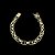 CORRENTE + PULSEIRA DELUXE ( 8mm - 36G)- 60cm - BANHADO A OURO 18K - Imagem 4