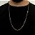 CORRENTE TIJOLINHO (2MM -7G- 70cm ) - BANHADO A OURO 18K - Imagem 2