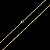 CORRENTE VENEZIANA( 1.5MM- 70CM)- 8G - BANHO DE OURO 18K - Imagem 1