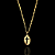 CORRENTE VENEZIANA ( 1.5MM- 70CM) + PINGENTE MEDALHA CRUZ VAZADA - BANHADO A OURO 18K. - Imagem 3