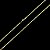 CORRENTE VENEZIANA ( 2.5mm- 70cm) + PINGENTE PLACA ESPIRITO SANTO - BANHO DE OURO 18k - Imagem 2