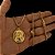 CORRENTE PERUANA( 70cm- 3mm) + PINGENTE MEDALHA JESUS- BANHADO A OURO 18K. - Imagem 1