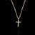 PINGENTE CRUCIFIXO  (1- 2x2,5cm)- BANHO DE OURO 18k - Imagem 1
