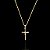 PINGENTE CRUCIFIXO  COM JESUS (1g- 2x2,5cm)- BANHO DE OURO 18k - Imagem 2