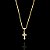 PINGENTE  CRUCIFIXO JESUS  DETALHADO( 2g- 1x1cm) PP - BANHO DE OURO 18k - Imagem 1