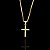 PINGENTE  CRUCIFIXO JESUS  DETALHADO( 2g- 2x2,5cm) - BANHO DE OURO 18k - Imagem 1