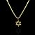 PINGENTE ESTRELA DE DAVI P 2g - BANHO DE OURO 18k - BANHO DE OURO 18k - Imagem 1
