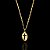 PINGENTE MEDALHA CRUCIFIXO VAZADO   P( 1g- 2x2cm) - BANHO DE OURO 18k - Imagem 1