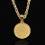 PINGENTE MEDALHÃO  FOCO FORÇA E FE  (12g-  4x4cm)(G) - Imagem 2