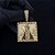 PINGENTE NOSSA SENHORA DETALHADO  CRAVEJADO( 12g- 4x4cm)(GG) - BANHO DE OURO 18k - Imagem 1