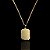 PINGENTE  PAI NOSSO( 3x3) 3G - BANHO DE OURO 18k - Imagem 1