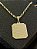 PINGENTE  PAI NOSSO( 3x3) 3G - BANHO DE OURO 18k - Imagem 3
