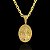 PINGENTE PINGENTE MEDALHA OVAL ROSTO DE JESUS CRISTO CRAVEJADO EM ZIRCONIA PREMIUM( 12g- 3x3cm)(G) - Imagem 2