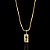 PINGENTE PLACA CRUCIFIXO VAZADO   P( 1g- 2x2cm) - BANHO DE OURO 18k - Imagem 5