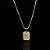 PINGENTE PLACA ESPÍRITO SANTO P( 2g- 2x2cm) - BANHO DE OURO 18k - Imagem 1