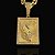 PINGENTE PLACA FÉ CRAVEJADO (8g- 3x3cm) (G) - Imagem 1