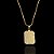 PINGENTE QUADRADO ‘’PAI NOSSO’’ M.( 3g-  2,5x3cm) - BANHO DE OURO 18k - Imagem 1