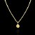 PINGENTE  SÃO BENTO MINI PP 1g - BANHO DE OURO 18k - Imagem 1