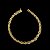 PULSEIRA BAIANA (6mm -22G-21 cm)  - FECHO COM MARCAÇÃO 750 - BANHO DE OURO 18k. - Imagem 5