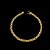 PULSEIRA CADEADO DUPLO ( 5MM - 12G - 21 CM )  - BANHO DE OURO 18k. - Imagem 2