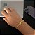 PULSEIRA CADEADO DUPLO  (5MM - 1OG - 21 CM) - FECHO COM MARCAÇÃO 750 - BANHO OURO 18K. - Imagem 2