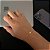 PULSEIRA  CARTIE (1.5MM - 4G -20CM)  - BANHO DE OURO 18k - Imagem 2