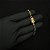 PULSEIRA CARTIE (4MM - 6G) - 20CM - FECHO COM MARCAÇÃO 750 -  BANHADO A OURO 18K - Imagem 5