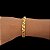 PULSEIRA FRISO S (8mm - 26G- 21cm) - FECHO COM MARCAÇÃO 750 -  BANHADO A OURO 18K - Imagem 5