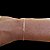 PULSEIRA  PIASTRINI FECHO LAGOSTA( 2MM - 2G - 19 CM) - BANHADO A OURO 18K - Imagem 3