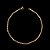 PULSEIRA  PIASTRINI FECHO LAGOSTA( 2MM - 2G - 19 CM) - BANHADO A OURO 18K - Imagem 1