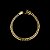 PULSEIRA LACRAIA (7MM  -6G-21 CM) - FECHO COM MARCAÇÃO 750 - BANHO DE OURO 18K. - Imagem 2