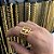 ANEL COM CRUZ VAZADA 11G - BANHADO A OURO 18K - Imagem 3