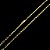 CORRENTE CARTIE FECHO CANHÃO (3MM - 60cm ou 70cm) + PINGENTE MEDALHA ESTRELA DE DAVI -  BANHADO A OURO 18k - Imagem 2