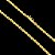 CORRENTE + PULSEIRA BAIANA  FECHO CANHÃO   (6MM-70CM) - BANHADO A OURO 18K - Imagem 2