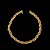 CORRENTE + PULSEIRA BAIANA  FECHO CANHÃO   (6MM-70CM) - BANHADO A OURO 18K - Imagem 3