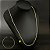 CORRENTE + PULSEIRA BAIANA FECHO CONVENCIONAL  (2MM-70Cm) - BANHADO A OURO 18K - Imagem 1