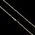CORRENTE + PULSEIRA BAIANA FECHO CONVENCIONAL  (2MM-70Cm) - BANHADO A OURO 18K - Imagem 2
