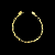 CORRENTE + PULSEIRA CARTIE FECHO GAVETA (4MM- 70CM)  - BANHADO A OURO 18K - Imagem 4