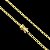 CORRENTE + PULSEIRA FRISO DUPLO FECHO GAVETA  (5mm) - BANHADO A OURO 18K - Imagem 3