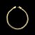 CORRENTE + PULSEIRA GRUMET  DUPLA FECHO GAVETA (4mm- 70cm)  - BANHADO A OURO 18K - Imagem 5