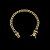 CORRENTE + PULSEIRA LACRAIA FECHO GAVETA  COM NOSSA SENHORA CRAVEJADA  (7mm -70CM)-  46G - BANHADO A OURO 18K - Imagem 3