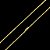 CORRENTE + PULSEIRA PERUANA  FECHO CANHÃO ( 70cm-5mm) - BANHADO A OURO 18K - Imagem 3