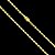 CORRENTE PIASTRINE FECHO GAVETA (4mm - 70cm)  + PULSEIRA PIASTRINE FECHO GAVETA (4mm - 20cm) - FECHO COM MARCAÇÃO 750 -  BANHADO A OURO 18K - Imagem 3