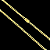 CORRENTE + PULSEIRA PITBULL FECHO GAVETA (4mm- 70cm)  - BANHADO A OURO 18K - Imagem 4