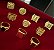 10 ANEIS -  BANHADOS A OURO 18K - Imagem 1