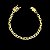PULSEIRA CADEADO (7MM - 12G) - 20CM - FECHO COM MARCAÇÃO 750 - BANHO DE OURO 18k - Imagem 3